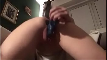 Pierced clit teen double penetration masturbation buttplug anal dildo shaved pussy