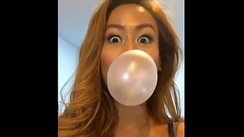 Blowing Bubble Gum Bubbles @375