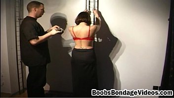 Obedient woman dominated in kinky scenes while firmly tied up