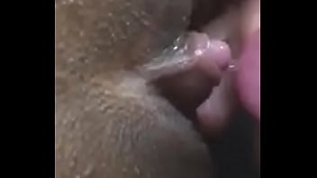 Big clit ebony shaved teen pussy licking cums