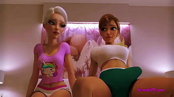 Two Futa Babes Play With Dicks ( Small & Big ) [ Uncensored 3D ]