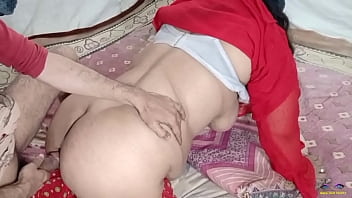 desi susar (step Father in Law) anal fucked her Bahu (daughter in law) Netu in clear hindi audio while Netu Said " Aba je Aba je chorr do na " during Big ass fucking