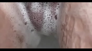 Playing in the shower room. Pussy in the bubbles. J  teen Nanami 2
