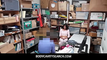 BodyCavitySearch - Exotic Kat Arina bent over before custody pounding
