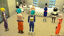 Dragon Ball Porn Epi 63 Sirvientas Esclavas  Goku, Gohan, Vegeta y Clirin se la cobran y recuperan a sus Esposas hermosas y castigan por ser unas Perras infieles