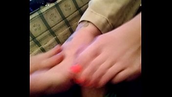 Married Bestfriend gives first footjob